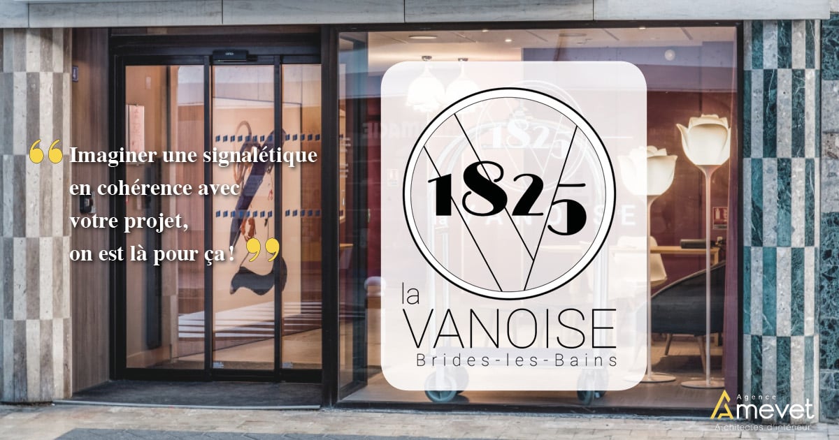 signalétique hôtel de la vanoise bride-les-bains