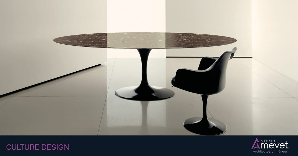 Table Saarinen de Knoll , table tuilip