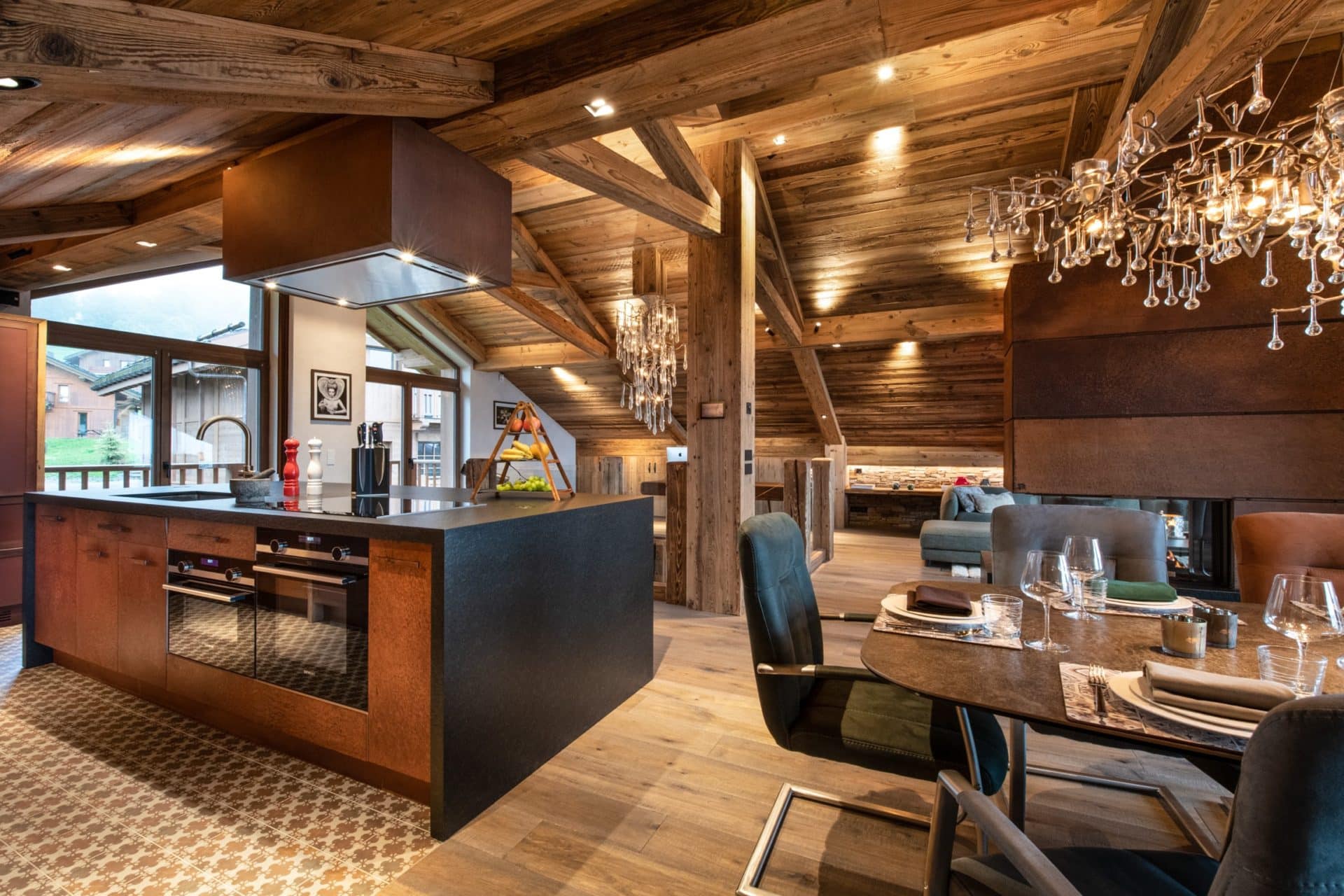 aménagement intérieur d’un chalet de prestige meribel03