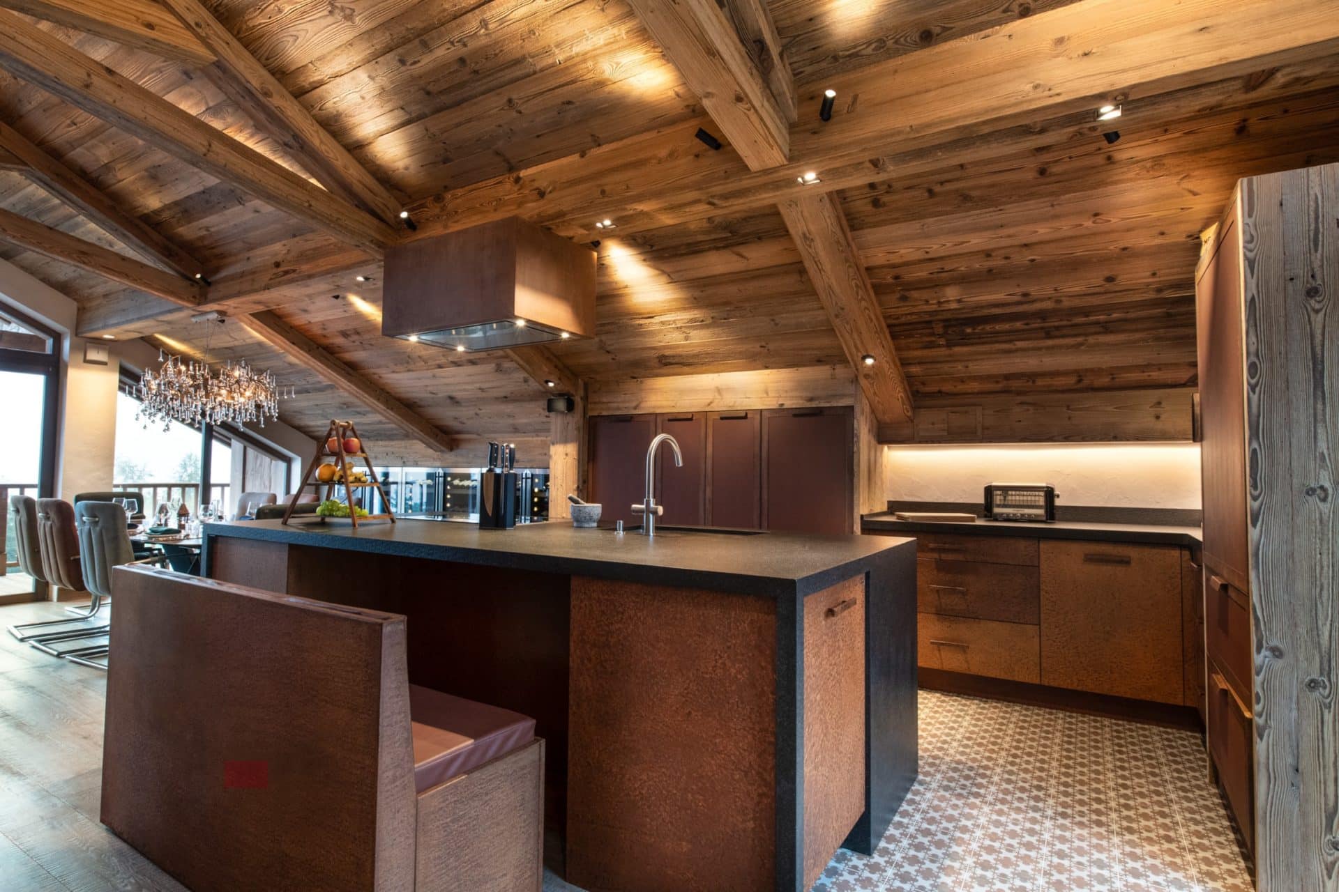aménagement intérieur d’un chalet de prestige meribel05