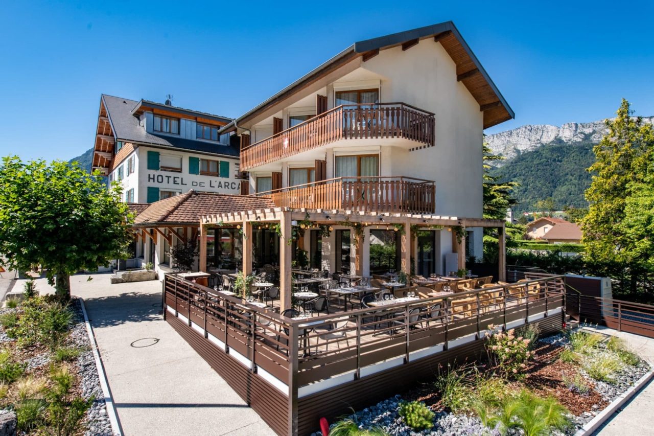 rénovation de l’hôtel restaurant l’arcalod à doussard01